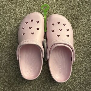 Disney Parks Mickey Ears Pink Crocs 2025